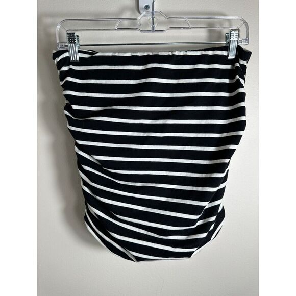 Michael Stars Black and White Striped Tube Top Size Medium - MADE IN USA - Picture 3 of 6